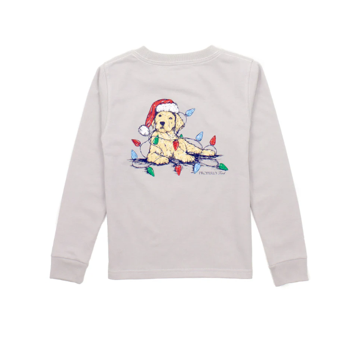 Kids Properly Tied Santa Paws - Ice Grey - Gabrielle's Biloxi