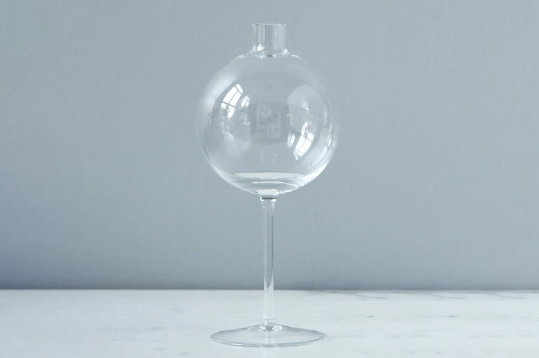 Etu Clear Wine Glass Vase, Medium - Gabrielle's Biloxi