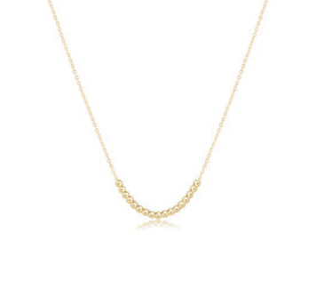 ENewton 16" Necklace Gold - Classic Beaded Bliss - 2.5mm Gold - Gabrielle's Biloxi