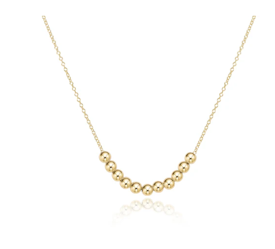 ENewton 16" Necklace Gold - Classic Beaded Bliss - Gabrielle's Biloxi