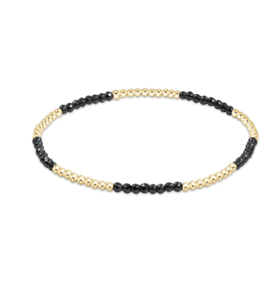 ENewton Blissful Pattern 2mm Bead Bracelet - Faceted Hematite - Gabrielle's Biloxi