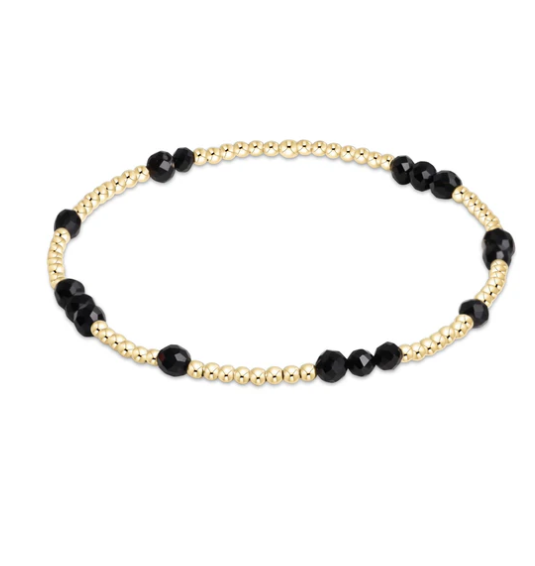 ENewton Hope Unwritten Gemstone Bracelet - Faceted Onyx - Gabrielle's Biloxi