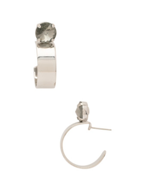 Sorrelli Dani Studded Hoop Earrings - Evening Moon - Gabrielle's Biloxi