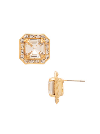 Sorrelli Autumn Stud Earring - Bright Gold Crystal - Gabrielle's Biloxi