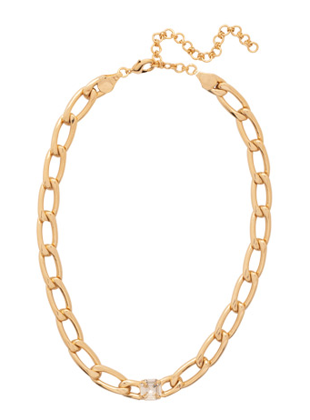 Sorrelli Kirby Tennis Necklace - Bright Gold Crystal - Gabrielle's Biloxi