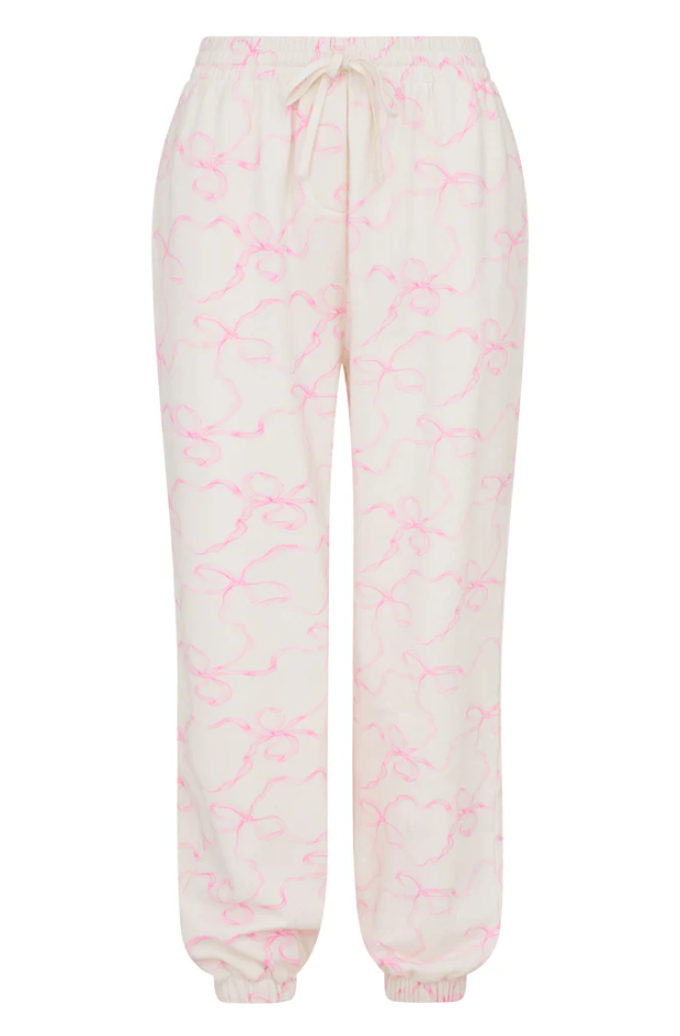 Love Shack Fancy Lillia Sweatpant - Pastry Pink - Gabrielle's Biloxi