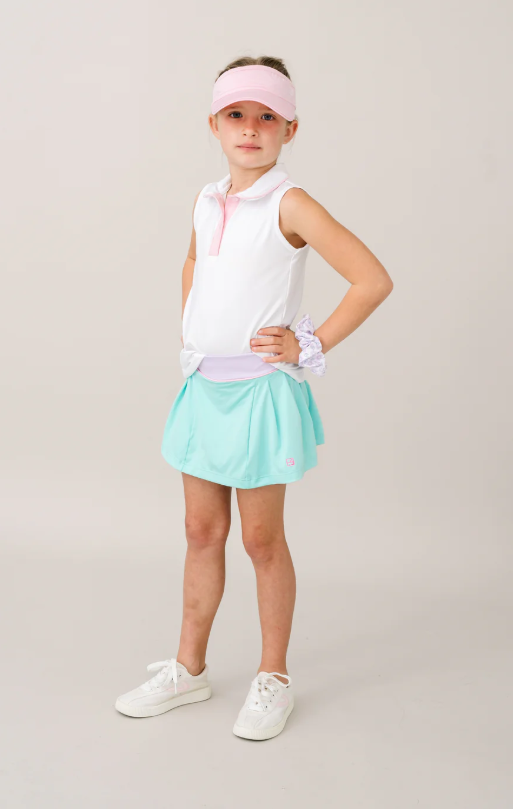Sarah Skort - Totally Turquoise, Petal Purple - Gabrielle's Biloxi