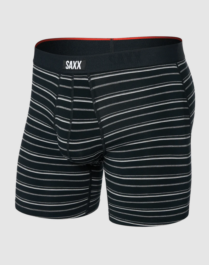 Saxx Vibe Xtra Boxer Brief Fly -Black Coast Stripe - Gabrielle's Biloxi
