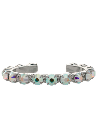 Sorrelli  Riveting Romance Cuff Bracelet - Palladium Aurora Borealis - Gabrielle's Biloxi