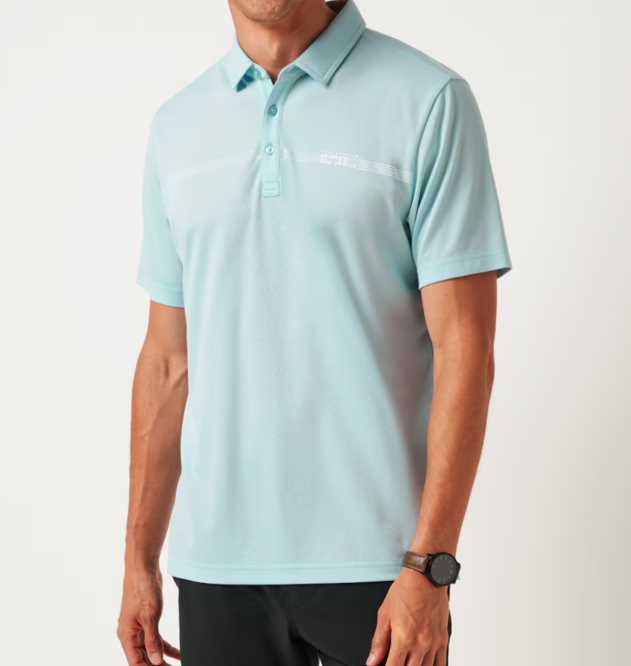 Travis Mathew Lake Breeze Polo - Cory Blue - Gabrielle's Biloxi