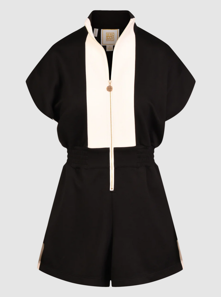 Emily McCarthy Poppy	Romper - Black Sand - Gabrielle's Biloxi
