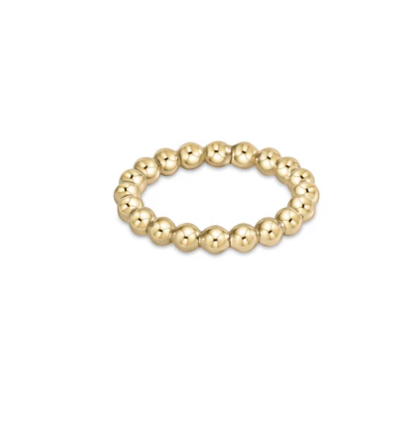 ENewton Classic Gold 3mm Bead Ring - Gabrielle's Biloxi