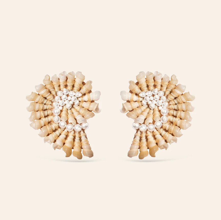 Mignonne Gavigan Ryah Studs - Neutral - Gabrielle's Biloxi