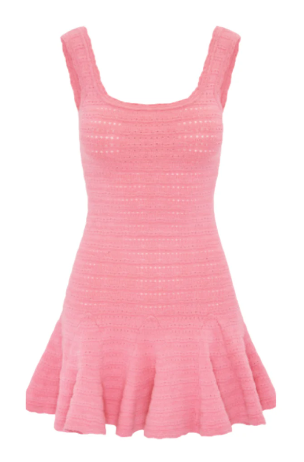 Love Shack Fancy Maryanne Dress - Sunset Pink - Gabrielle's Biloxi
