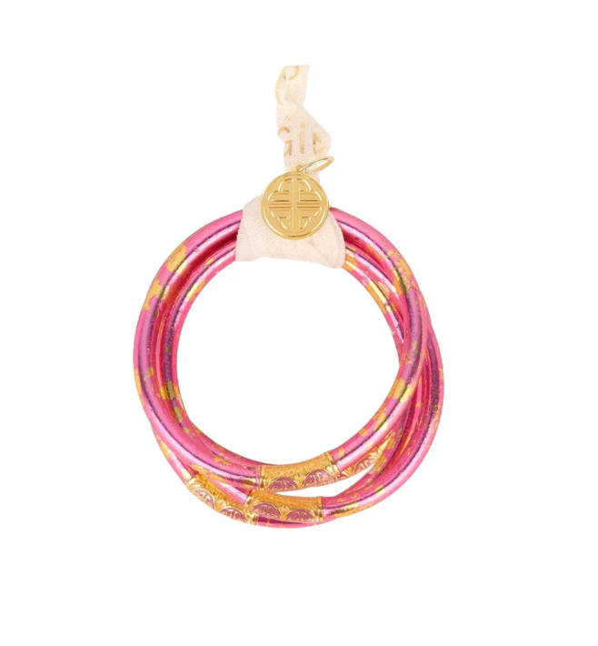 BuDhaGirl KOI Rose All Weather Bangles - Set of 4 Medium - Gabrielle's Biloxi