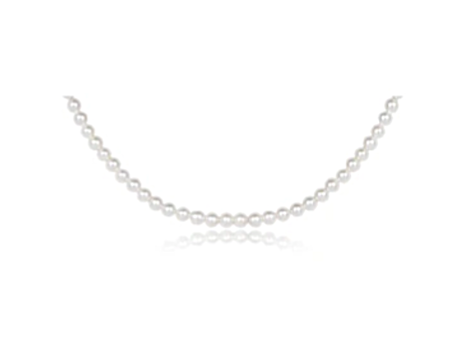 ENewton 15" Choker - Classic Pearl 3mm Bead - Gabrielle's Biloxi