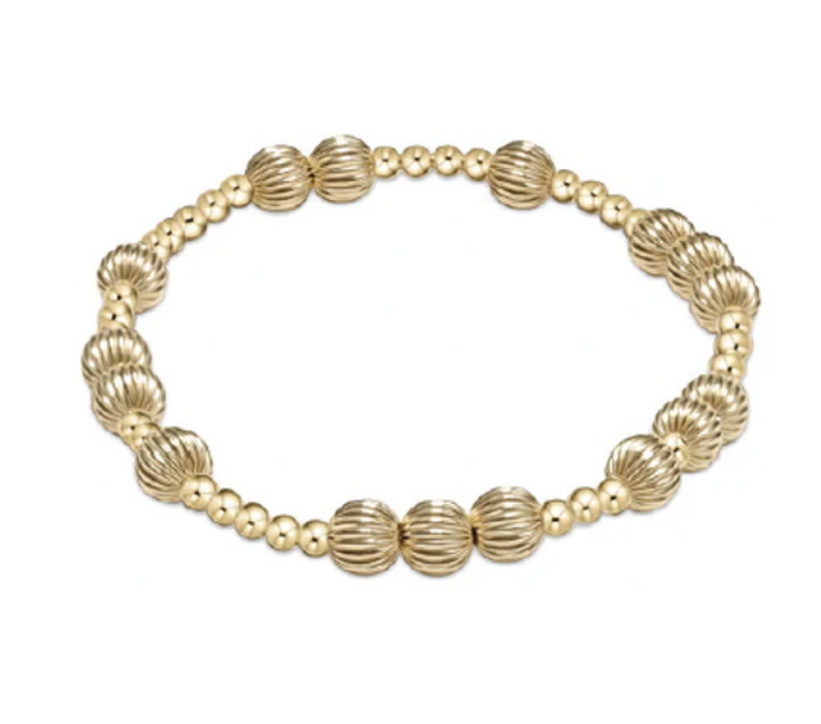 ENewton Hope Unwritten Dignity 6mm Bead Bracelet - Gold - Gabrielle's Biloxi