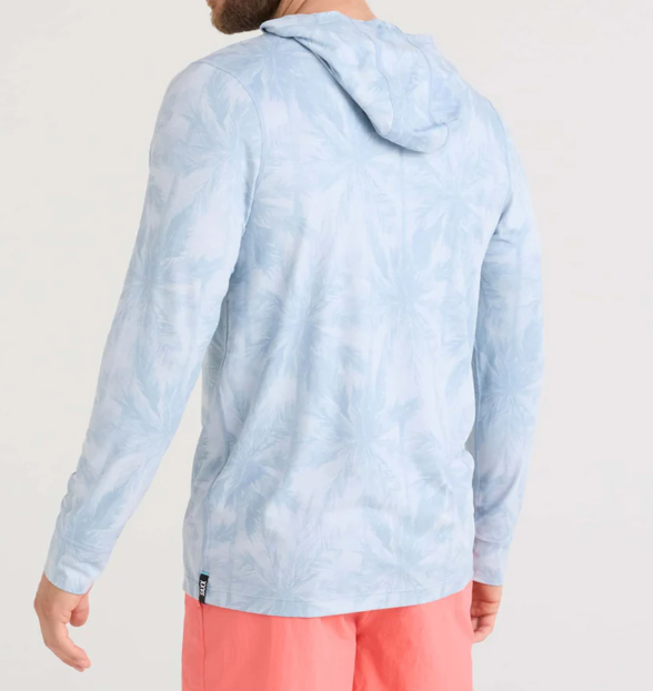Saxx Droptemp All Day Cooling Hoodie - Vacation Vibes Blue - Gabrielle's Biloxi