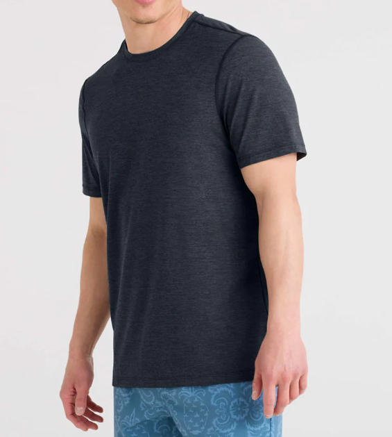 Saxx Droptemp All Day Cooling Tee - Turbulence Heather - Gabrielle's Biloxi