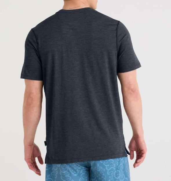 Saxx Droptemp All Day Cooling Tee - Turbulence Heather - Gabrielle's Biloxi