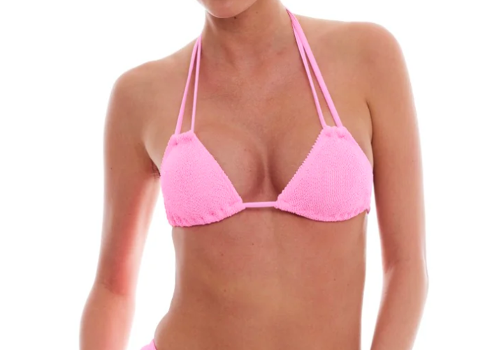 Love & Bikinis Capri Bikini Top - Strawberry Pink - Gabrielle's Biloxi