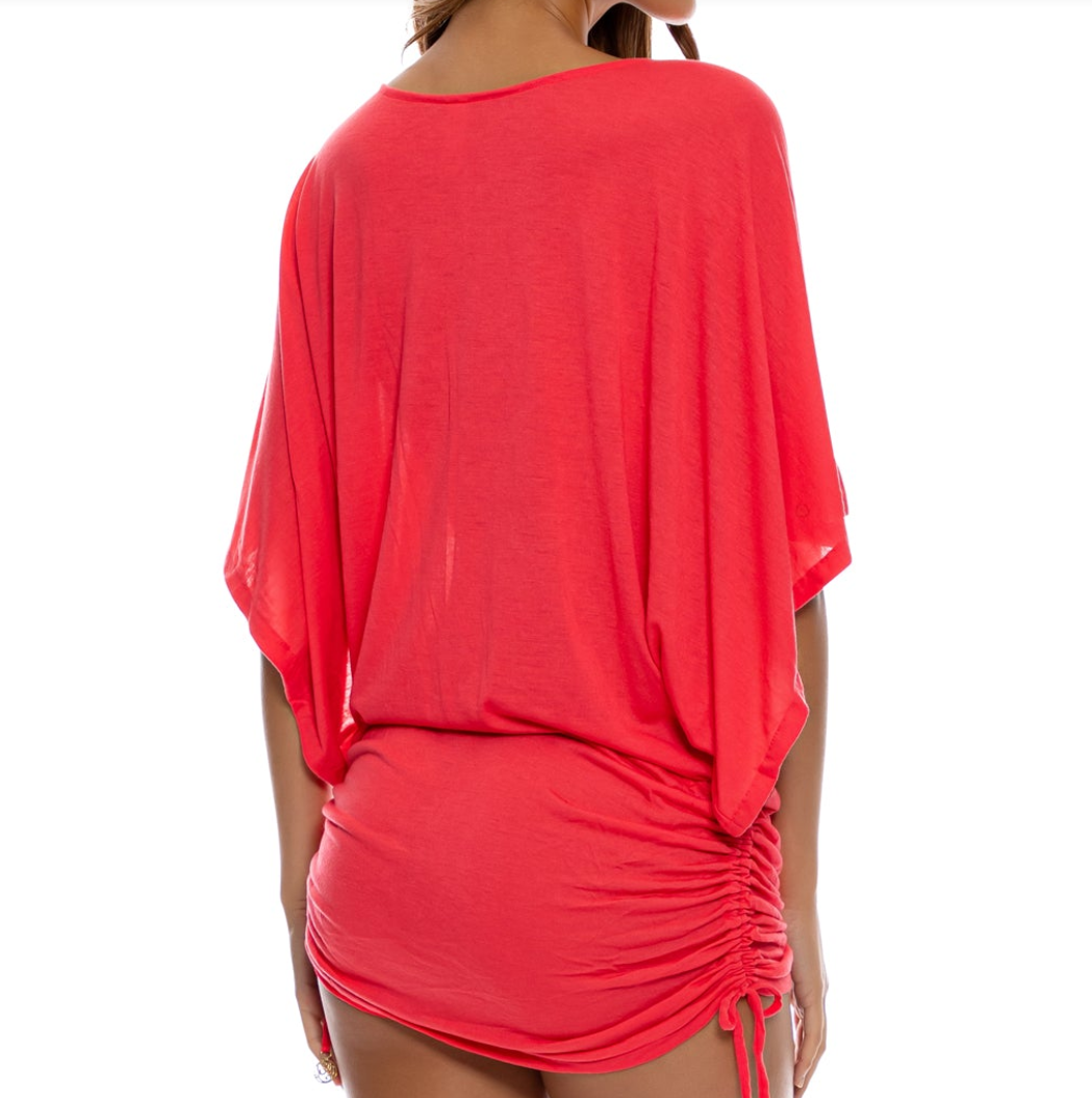 Luli Fama South Beach Dress-Bombshell Red - Gabrielle's Biloxi