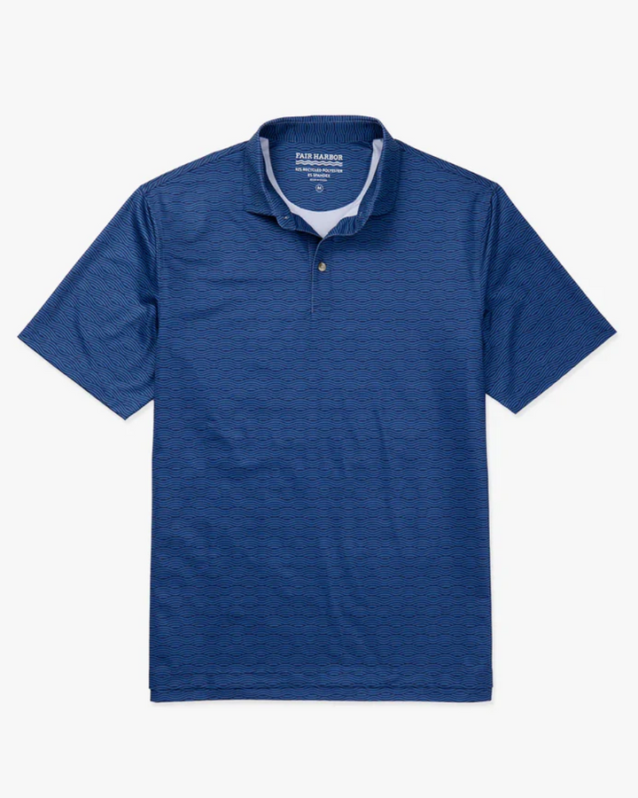 Fair Harbor The Compass Polo - Blue Waves - Gabrielle's Biloxi