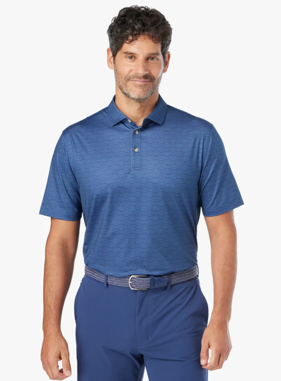 Fair Harbor The Compass Polo - Blue Waves - Gabrielle's Biloxi