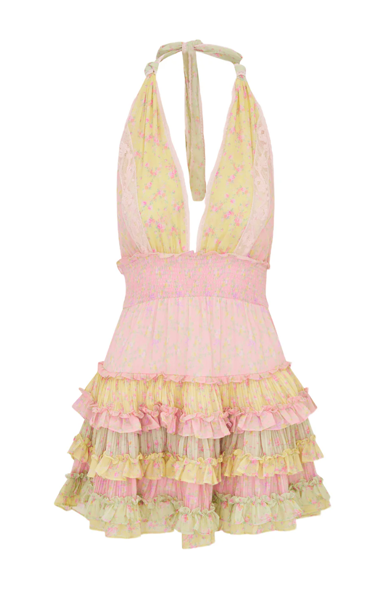 Love Shack Fancy Quintelle Dress - Taffy Twist - Gabrielle's Biloxi