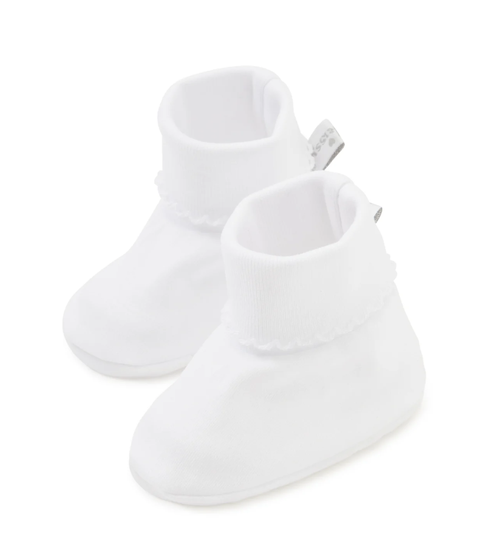 Kissy Kissy Basic Booties - White - Gabrielle's Biloxi
