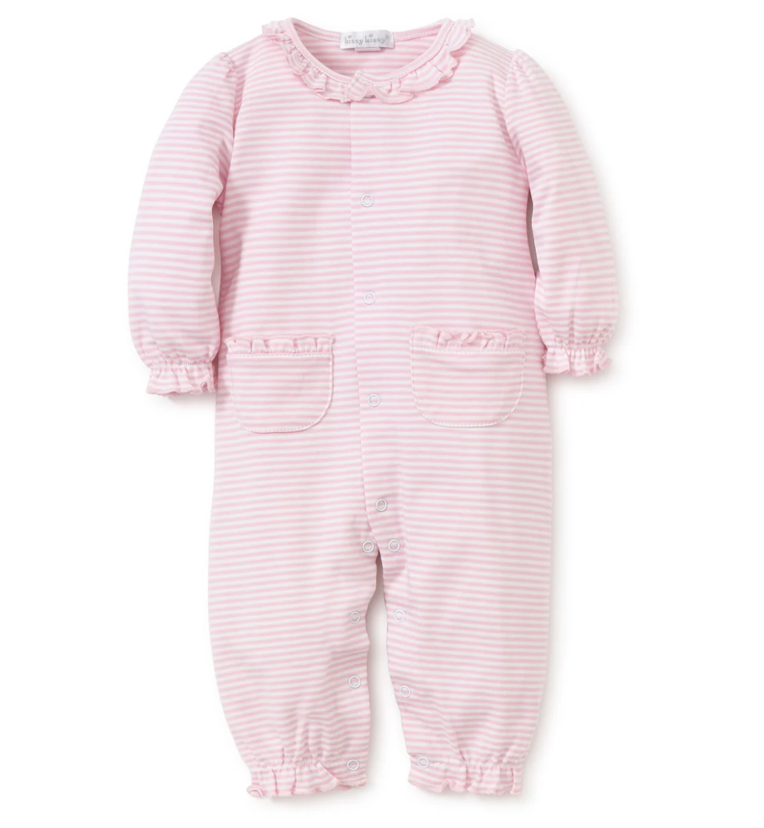 Kissy Kissy Simple Stripes Playsuit - Pink - Gabrielle's Biloxi