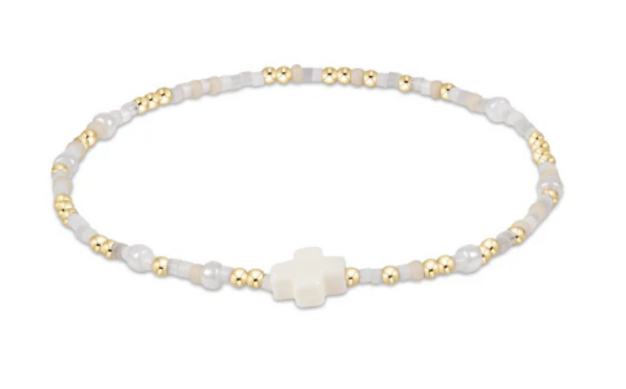 ENewton Hope Unwritten Signature Cross Bracelet - Call Me on My Shellphone - Gabrielle's Biloxi