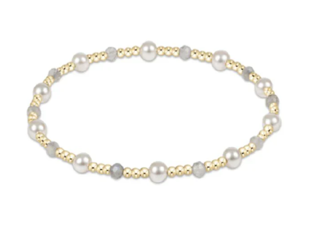 ENewton Pearl Sincerity Pattern 4mm Bead Bracelet - Labradorite - Gabrielle's Biloxi
