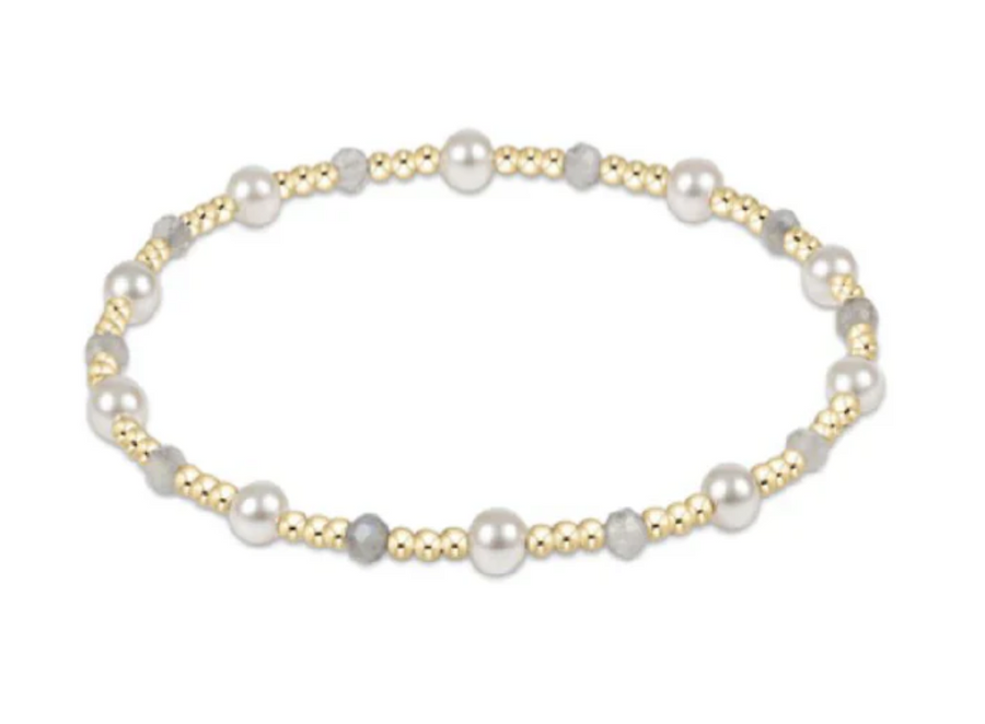 ENewton Pearl Sincerity Pattern 4mm Bead Bracelet - Labradorite - Gabrielle's Biloxi