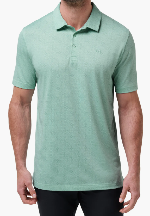 Travis Mathew Acropolis Polo - Eggshell Blue - Gabrielle's Biloxi