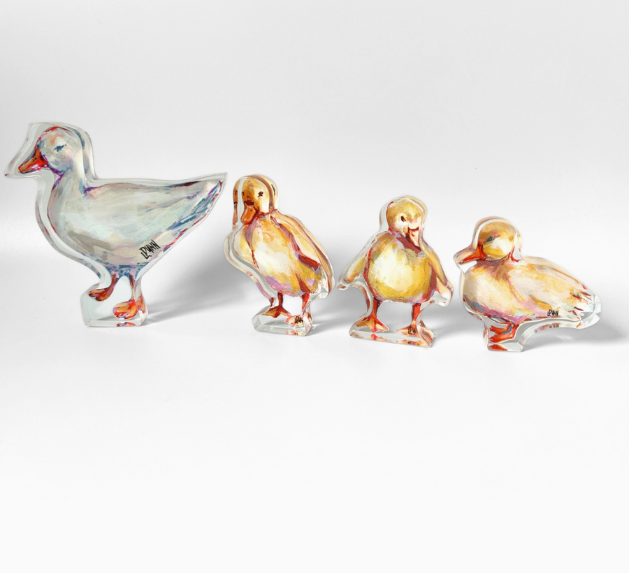 Lauren Dunn Mama Duck + 3 Ducklings Set - Gabrielle's Biloxi
