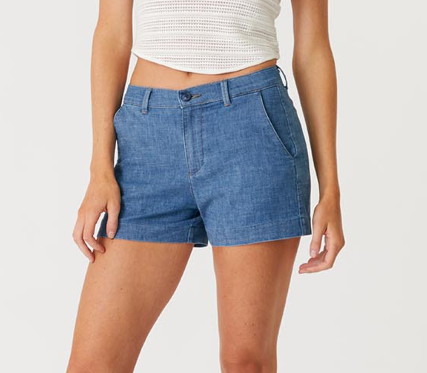 Level 99 Agnes Trouser Short - Sundance Sky - Gabrielle's Biloxi