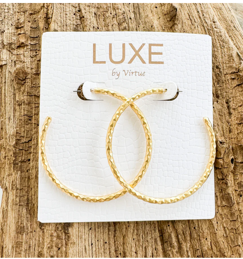 Virtue The Leslie - Textured Hoops - Gabrielle's Biloxi