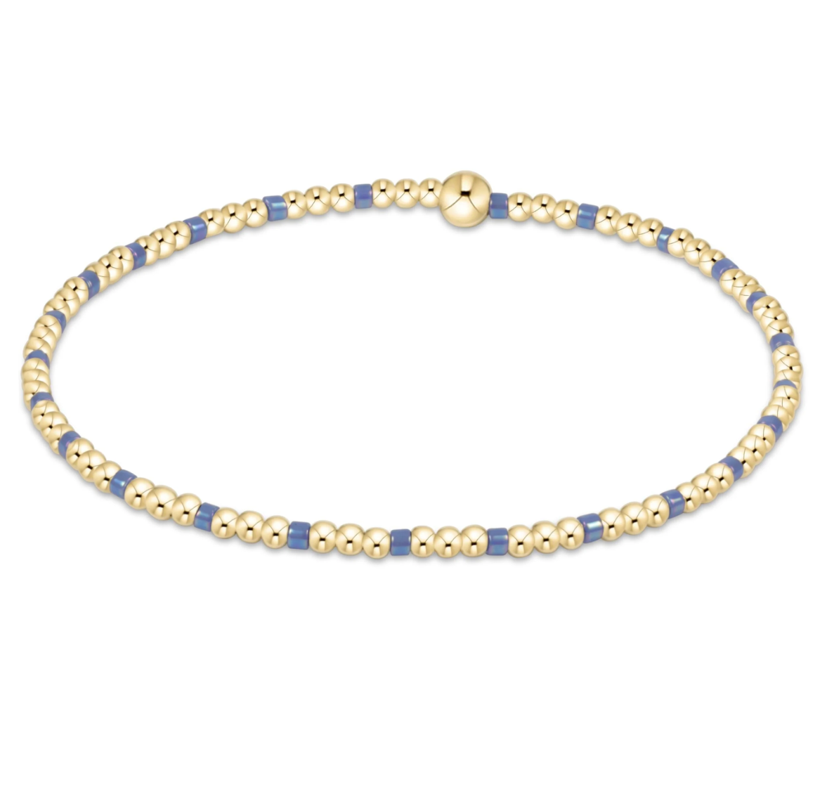 Enewton Hope Sincerity Pattern 2mm Bead Bracelet - Bright Blue - Gabrielle's Biloxi