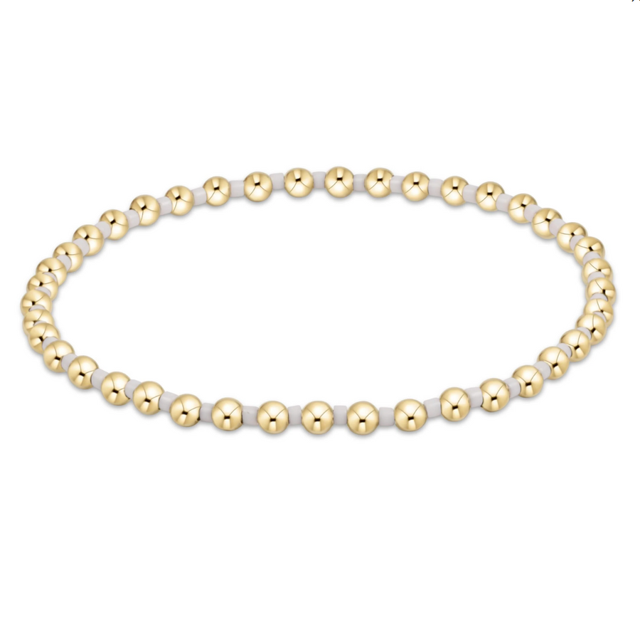 ENewton Hope Grateful Bracelet - White - Gabrielle's Biloxi