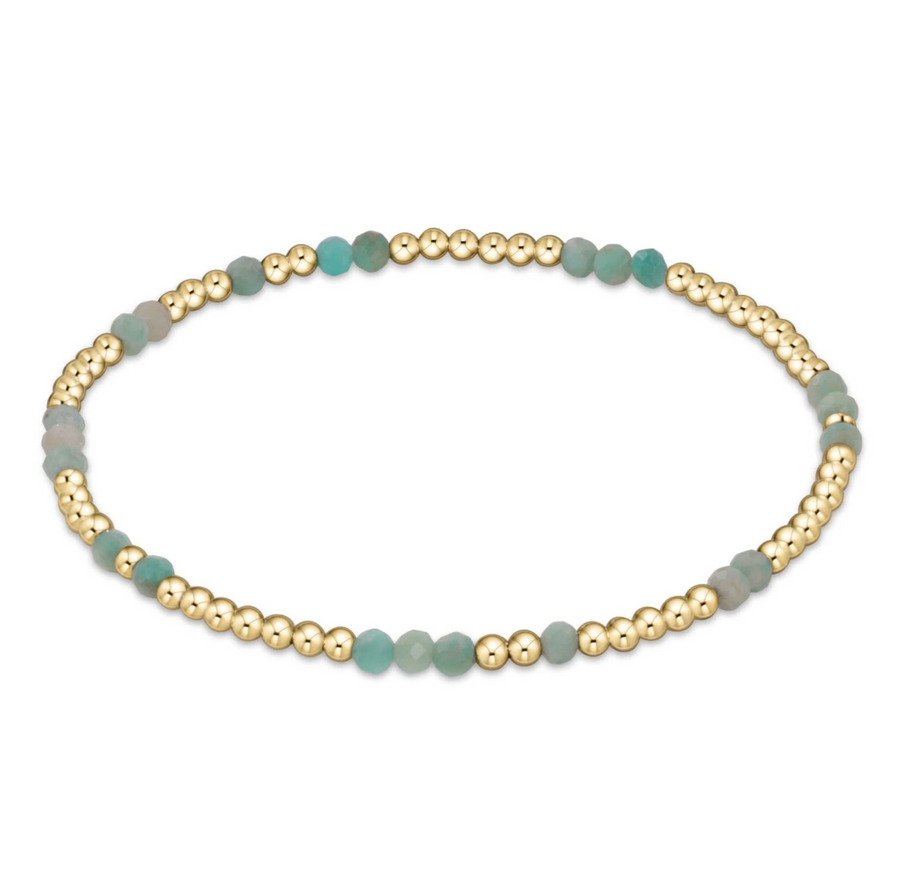 Hope Unwritten Gemstone Bracelet - Amazonite - Gabrielle's Biloxi