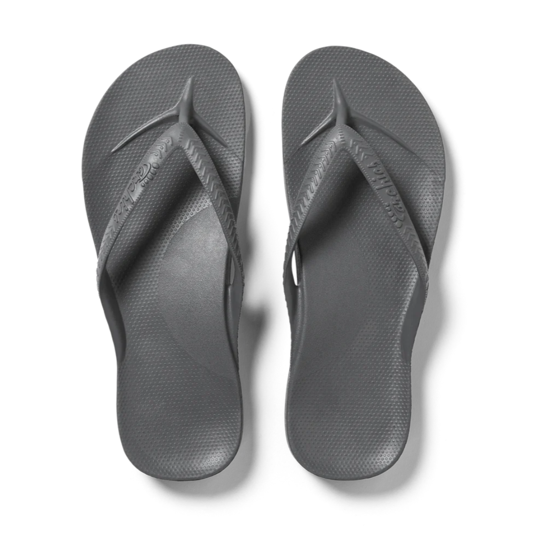 Archies Flip Flops - Charcoal - Gabrielle's Biloxi