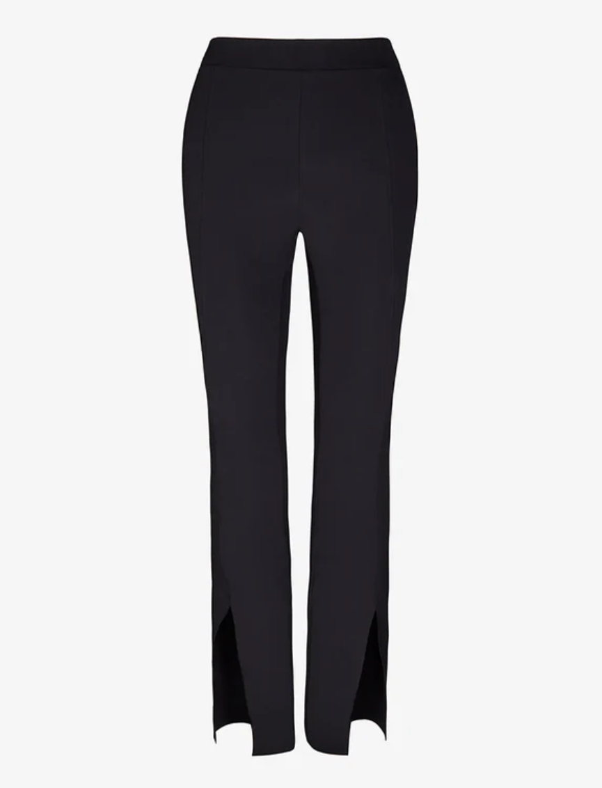 Commando Neoprene CEO Split-Front Pant - Black - Gabrielle's Biloxi