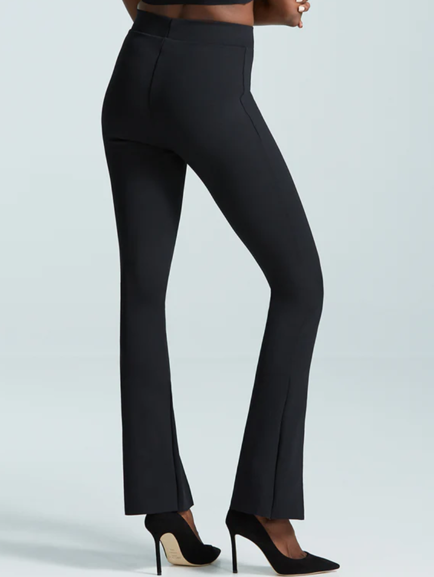 Commando Neoprene CEO Split-Front Pant - Black - Gabrielle's Biloxi