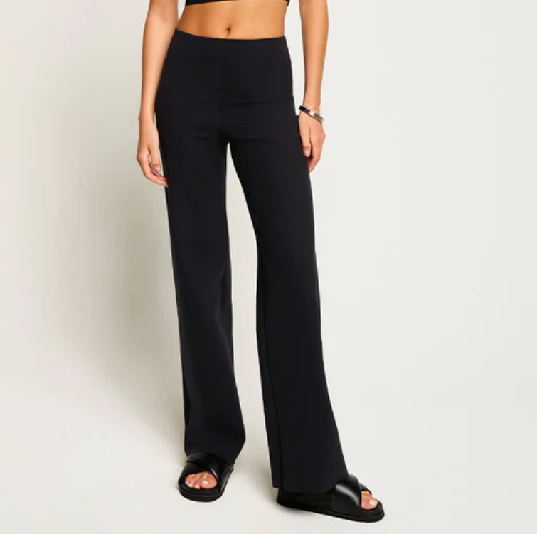Commando Neoprene	Wide Leg Pant - Black - Gabrielle's Biloxi