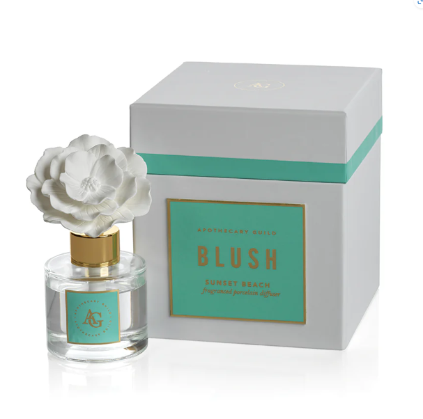 Mint Blush Porcelain Diffuser - Sunset Beach - Gabrielle's Biloxi
