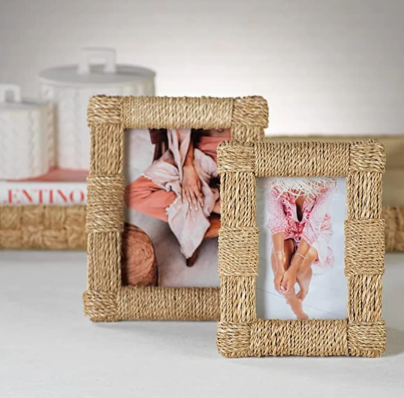Abaca Rope Photo Frame - 4x6 - Gabrielle's Biloxi