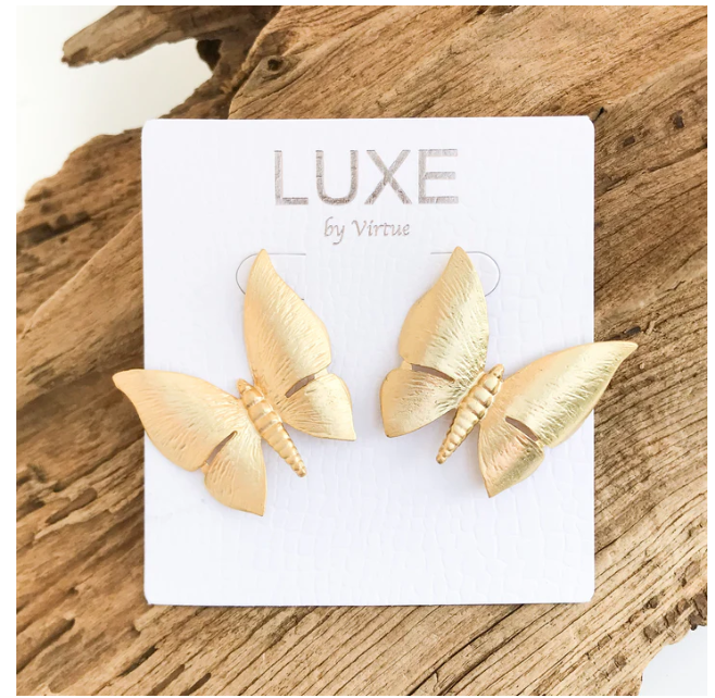 Virtue The Mira Butterfly Earrings - Gabrielle's Biloxi
