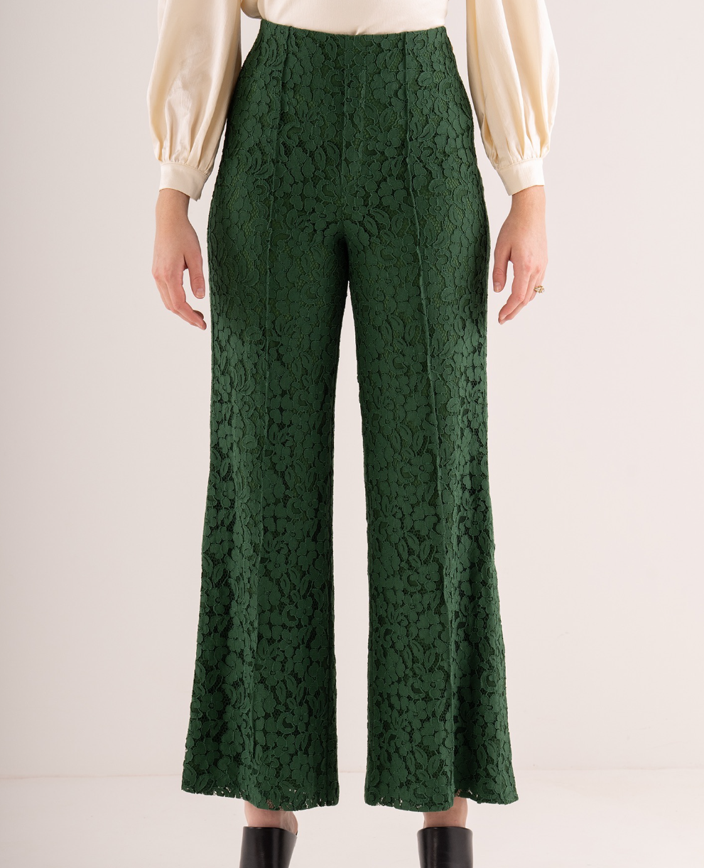 Emily McCarthy Paisley Pant - Eden Green - Gabrielle's Biloxi
