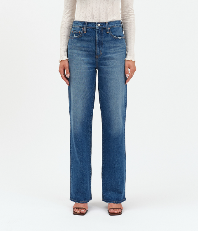 DAZE City Straight High Rise Straight - Bright Blue - Gabrielle's Biloxi